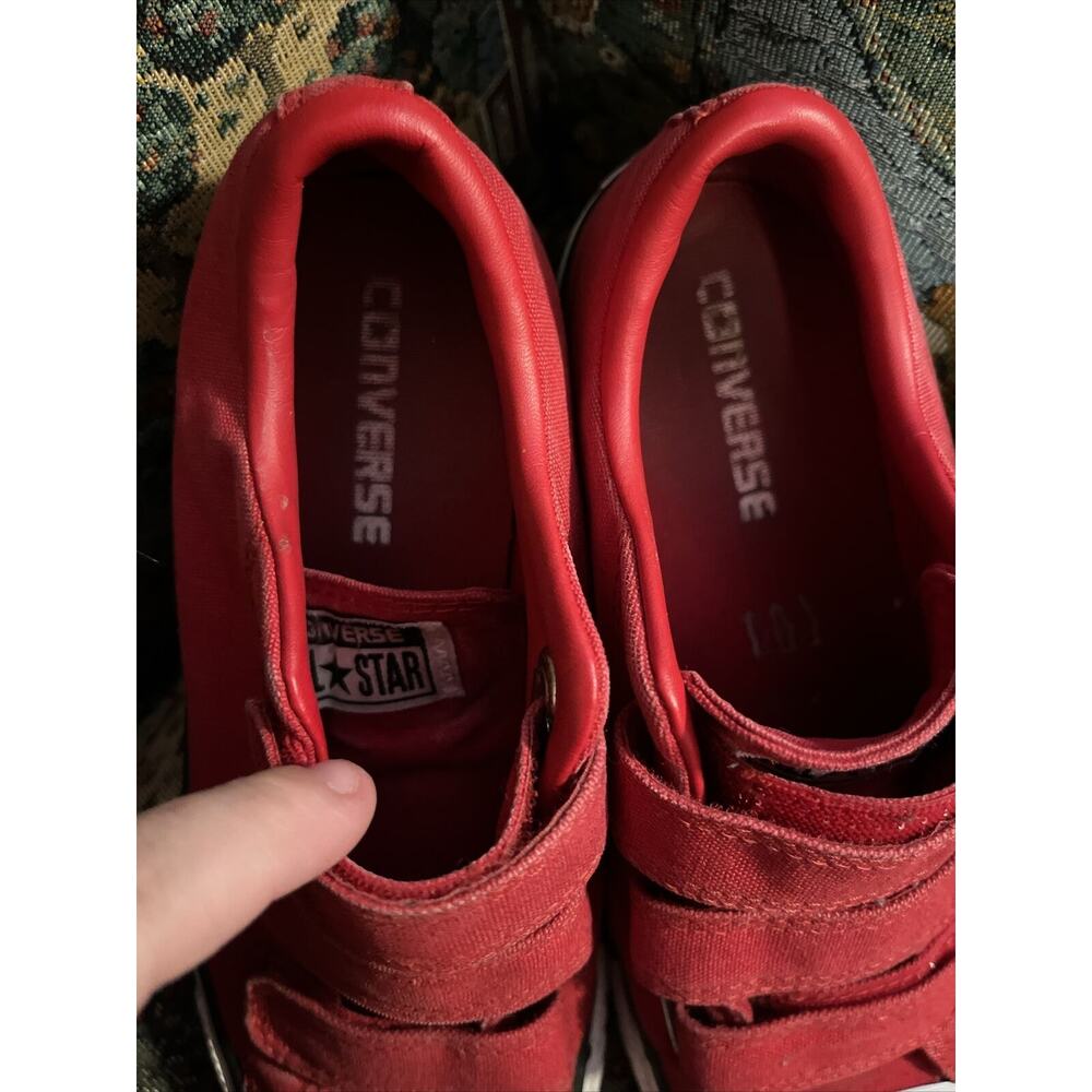 Converse 3 Straps Red Sneakers Women’s 7 - Picture 6 of 9
